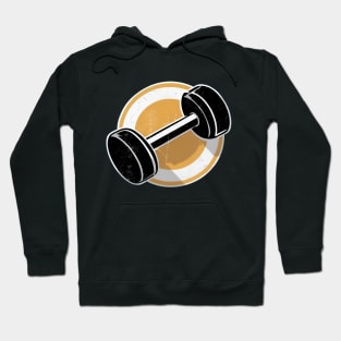 a dumbell Hoodie